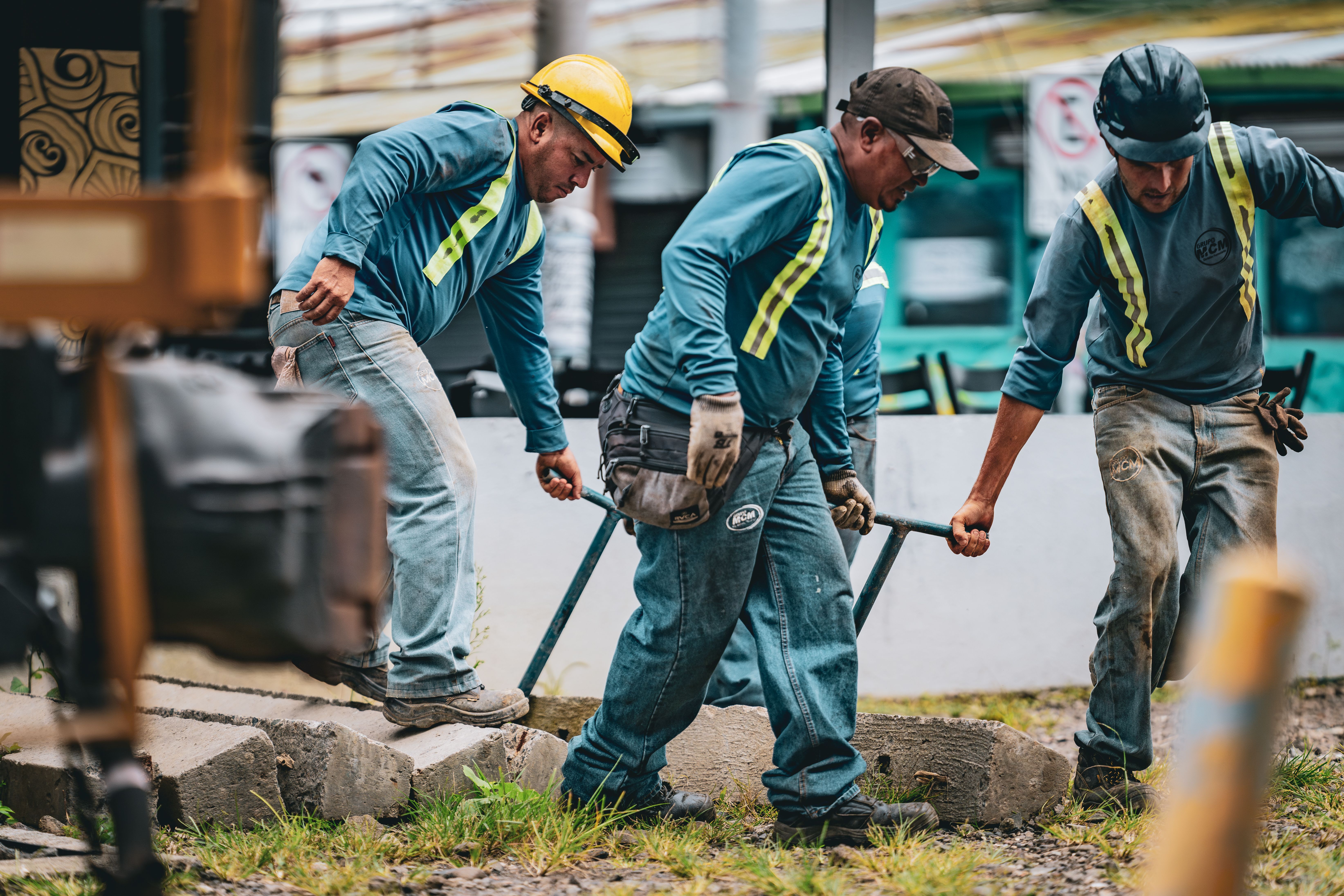 Heavy construction equipment